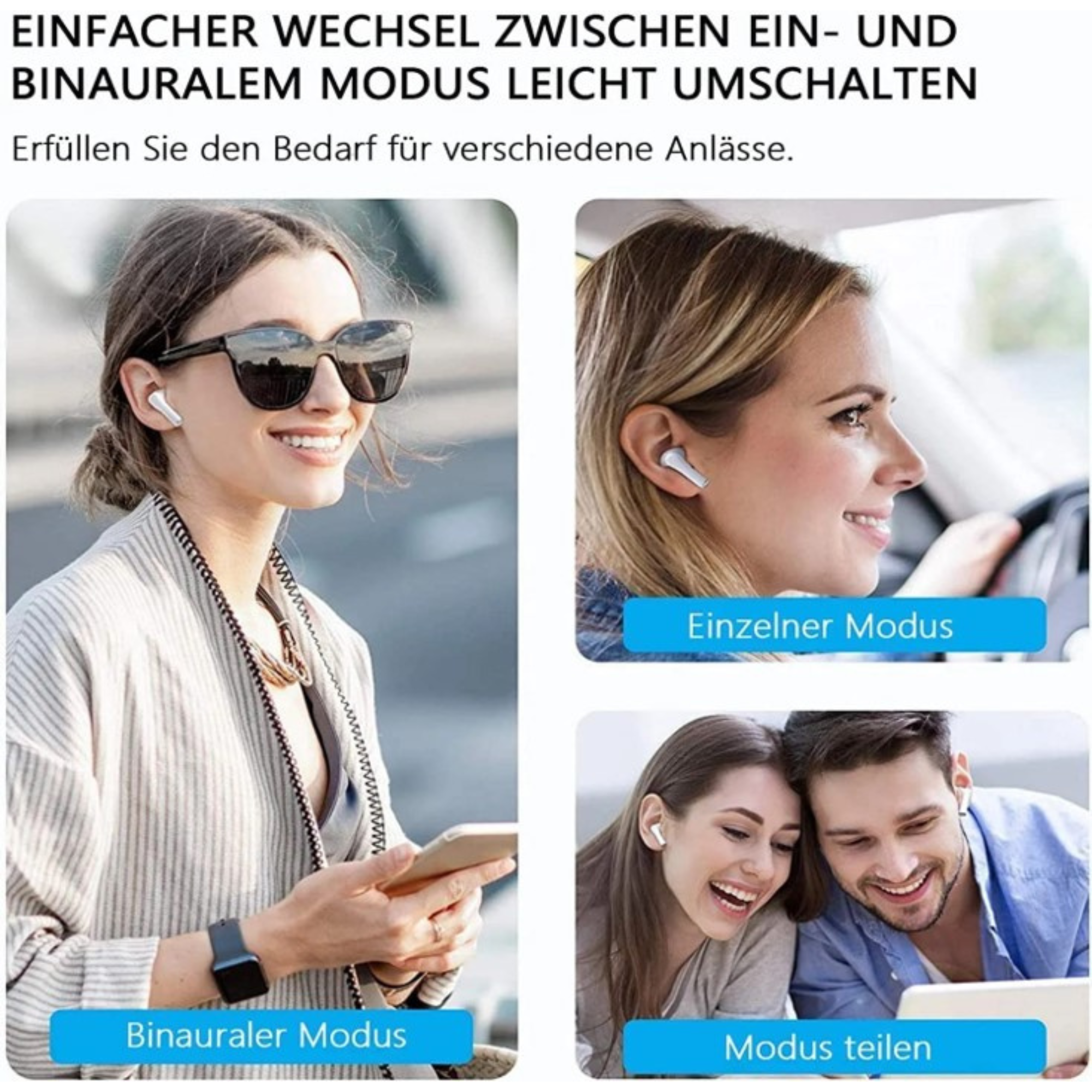 XD19 Dual mic ENC ANC mit 40H Deep Bass Hi-Res Sound, 50H Wiedergabe XD19 Dual mic ENC ANC mit 40H Deep Bass Hi-Res Sound, 50H Wiedergabe